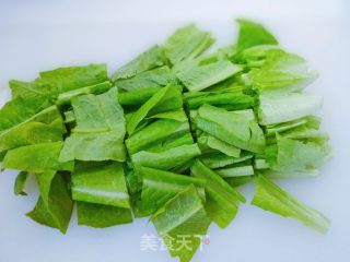 蒜喷鼻油麦菜的做法步调：2