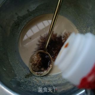 煮肉丝拌菠菜的做法步调：7