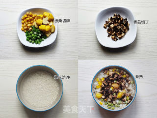 板栗糯米鸡胸卷的做法步调：2