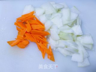 冬瓜炒肉片的做法步调：2
