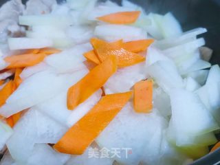 冬瓜炒肉片的做法步调：5