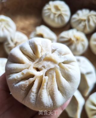 洋葱喷鼻菜牛肉包子的做法步调：9