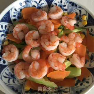 玉米虾仁沙推的做法步调：7