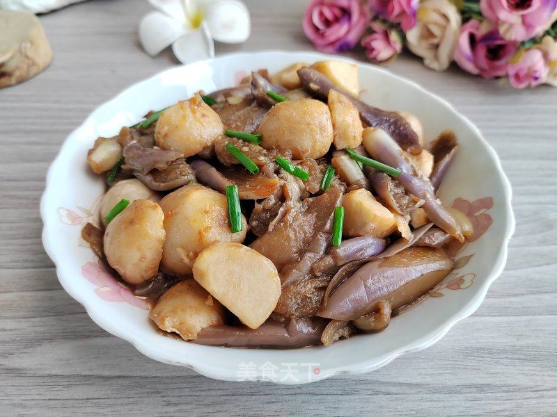 茄子烧芋艿的做法