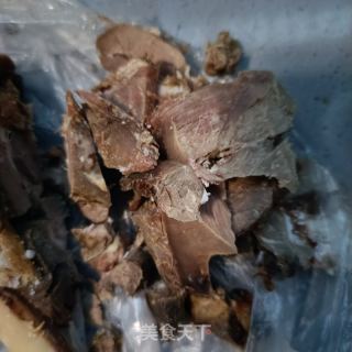烤羊肉炒菜芯的做法步调：4