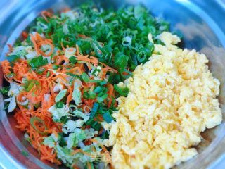 玉米里素馅蒸饺的做法步调：4