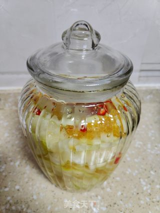 腌酸木瓜的做法步调：16