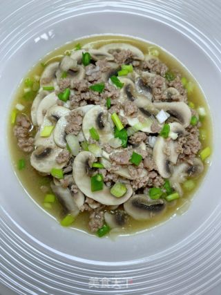 心蘑炒肉沫的做法步调：11