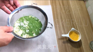 抹茶酥粒沙布列直偶，饼干酥喷鼻，苦纳许茶喷鼻丝滑，好吃到停没有下去。的做法步调：1