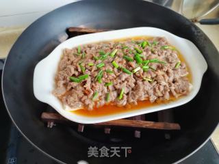 金针菇豆腐蒸牛肉的做法步调：9