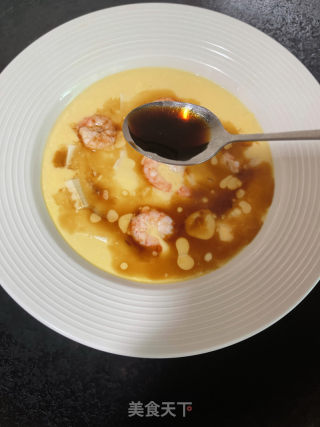 虾仁豆腐蒸蛋的做法步调：10