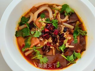 家常毛血旺的做法步调：11