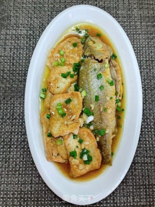 豆腐烧黄鱼的做法步调：15