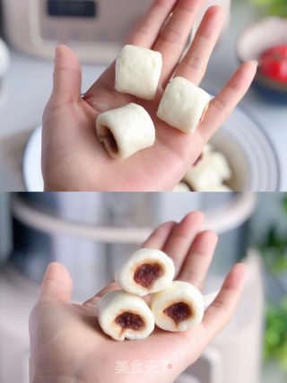 奶喷鼻豆沙小馒头的做法步调：8