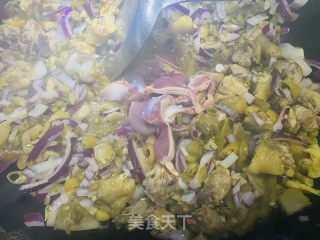 泡椒鸡丁的做法步调：11