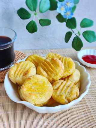 烤薯仔饼的做法步调：10