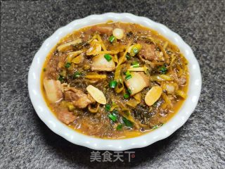 五花肉酸菜炖粉条的做法步调：14