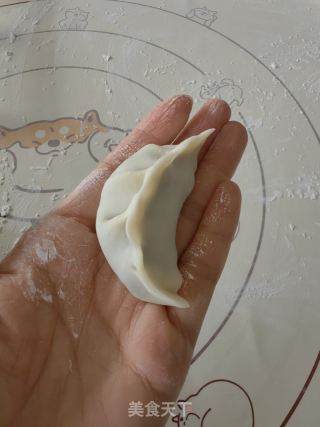 紫苦蓝鸡胸肉火饺的做法步调：8