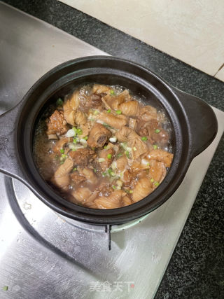 百叶结白烧排骨的做法步调：12