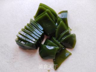丝瓜烧仙人豆腐的做法步调：2