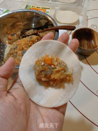 陈虾蔬菜火饺的做法步调：13