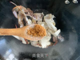 小炒螃蟹的做法步调：8