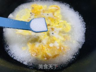 空心菜鸡蛋汤的做法步调：11
