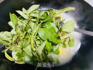 空心菜鸡蛋汤的做法步调：12