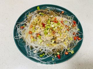 肉沫蒸粉丝的做法步调：14