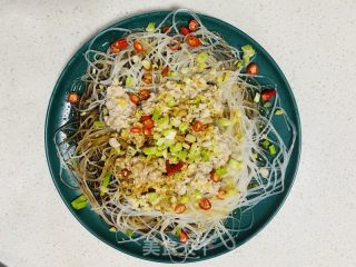 肉沫蒸粉丝的做法步调：15