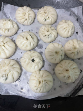 喷鼻菇青菜包子的做法步调：21