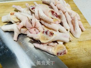 秘造逃剧柠檬鸡爪的做法步调：2