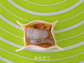 爆汁陈虾煎饺的做法步调：7