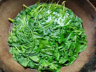 油菜猪肉麦饼的做法步调：2
