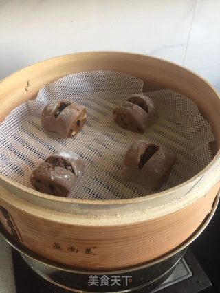 白糖着花馒头的做法步调：9
