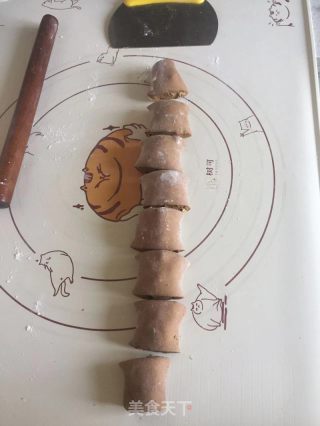 白糖着花馒头的做法步调：8