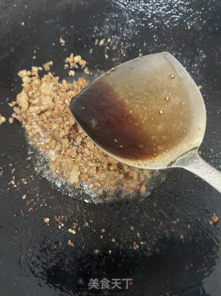 鹿茸菇炒肉沫的做法步调：6