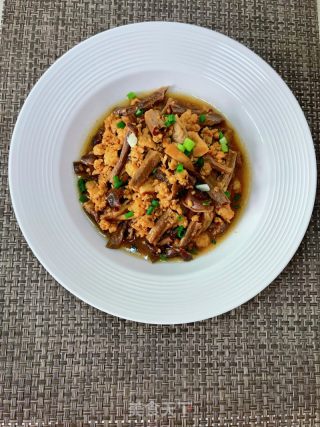 鹿茸菇炒肉沫的做法步调：12