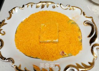 里包糠炸豆腐的做法步调：8