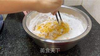 肉紧芝士北瓜饼的做法步调：6