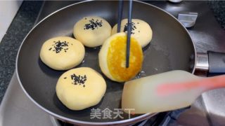 肉紧芝士北瓜饼的做法步调：16