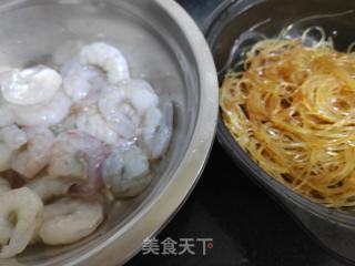 虾仁粉丝煲的做法步调：1