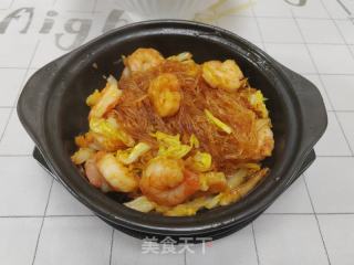 虾仁粉丝煲的做法步调：8