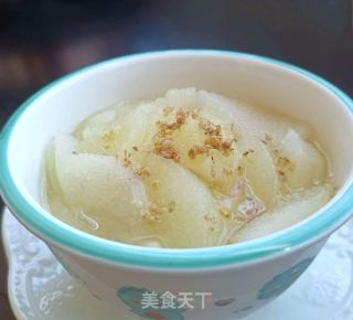 冰糖木樨蒸酥梨的做法步调：10