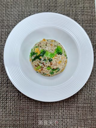 死菜牛肉炒饭的做法步调：13