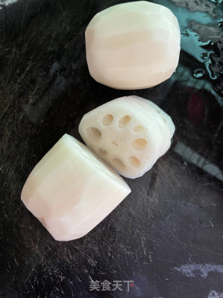 莲藕炒肉片的做法步调：4
