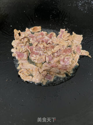 莲藕炒肉片的做法步调：6