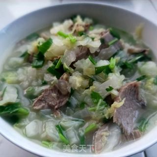 利剑菜丁羊肉汤的做法步调：11