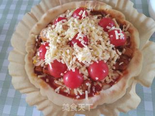 氛围炸锅版鸡腿披萨的做法步调：10