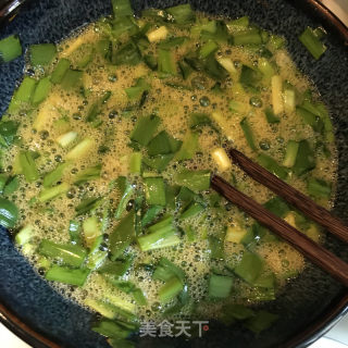 韭菜炒土鸡蛋的做法步调：4